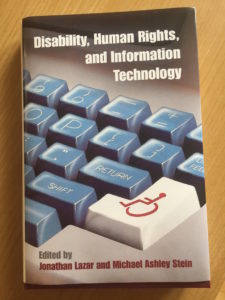 Book cover of Disability, Human Rights, and Information Technology