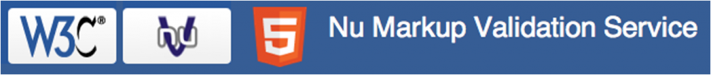 W3C Nu Markup Validation Service