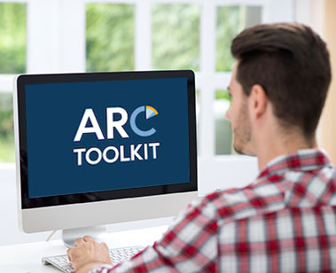developer viewing ARC Toolkit on computer