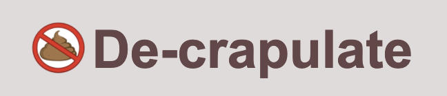 De-crapulate button