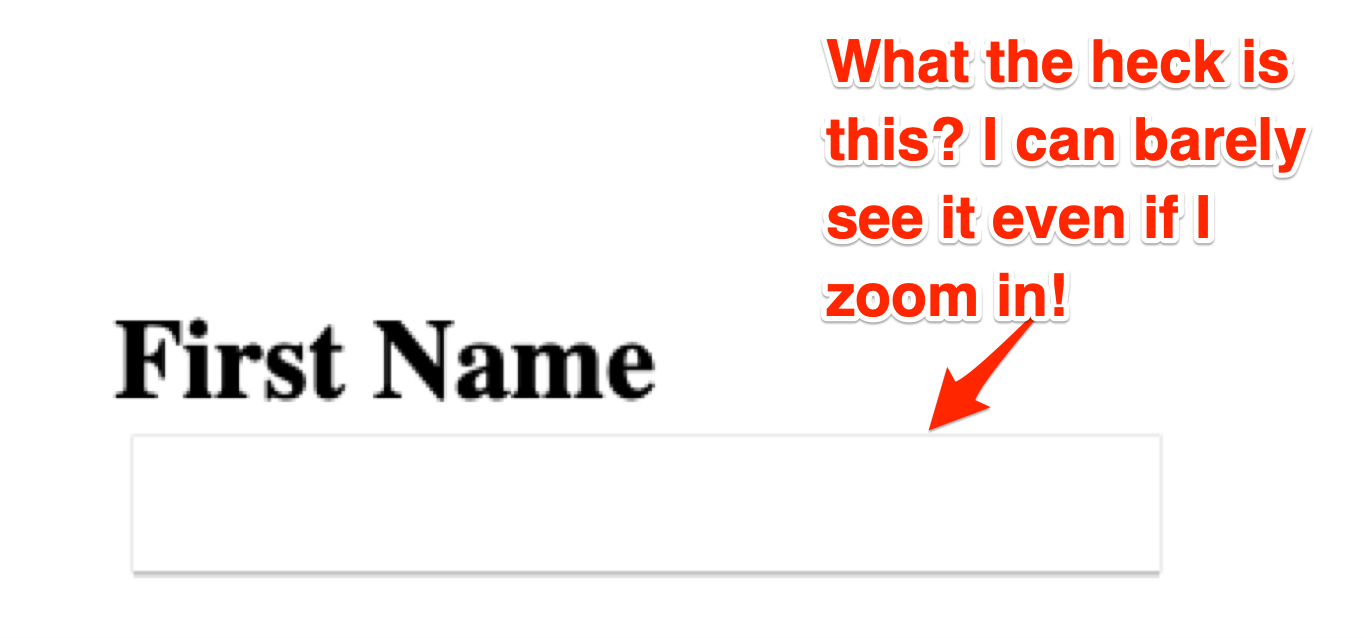 What the heck is this? I can barely see it even if I zoom in! Very low contrast borders on Safari/macOS